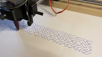 Thingiverse Drawbot v1.1 First Run