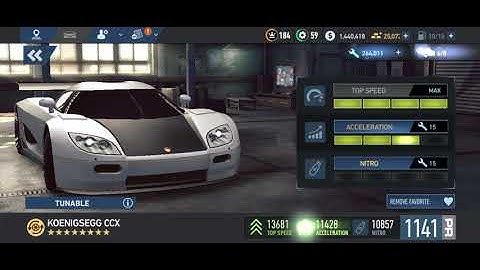 Need for Speed No Limits | Koenigsegg CCX | MAXXED OUT + Tuning