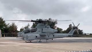 AH-1 Z Viper start up, take off and fly over.