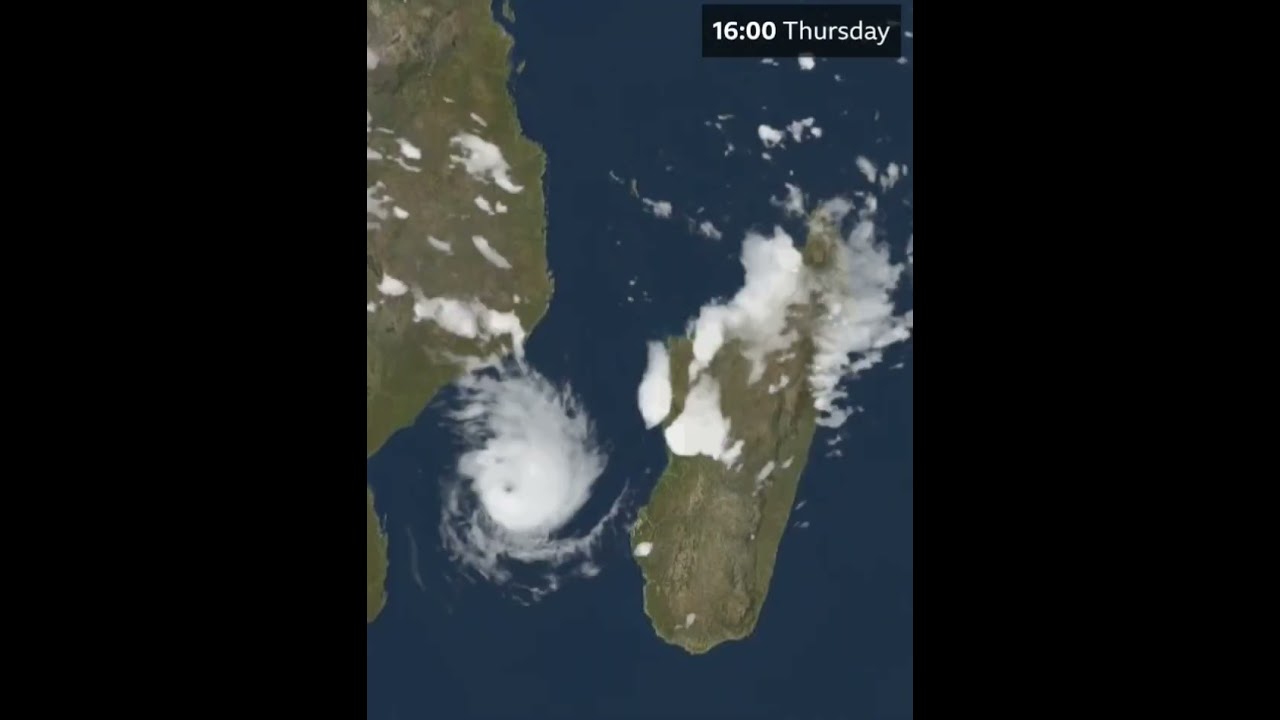 Movement of Clouds in TROPICAL CYCLONE GEZANI during last 17 Hrs on13th Feb @2.00am GMT- bbc.com