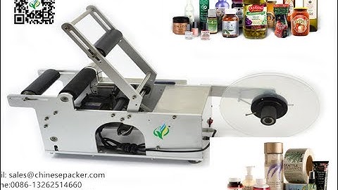 Manual Round Bottle Labeling Machine Manual Label Applicator Positioning Adhesive Sticker Labeler