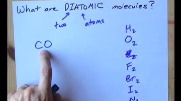 What are "diatomic" molecules?