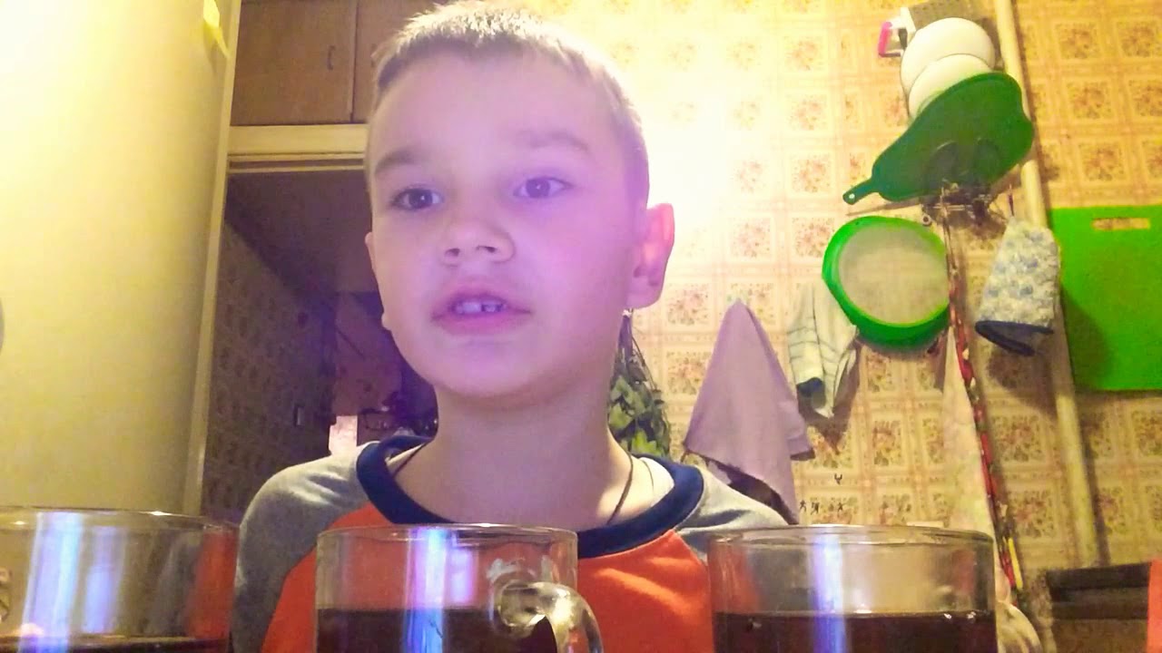 Челеньчь выпил три стокана чая - YouTube