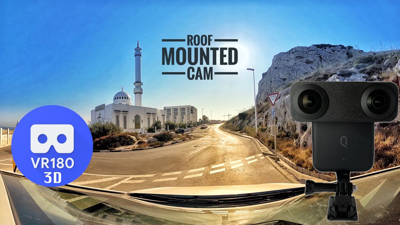 [8k][VR180] Roof mounted driving test (Kandao Qoocam 3 Ultra)