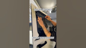 HOW TO: HANDCUT FRONT SIDE WINDOW TINT | JEEP WRANGLER #windowtint #asmr