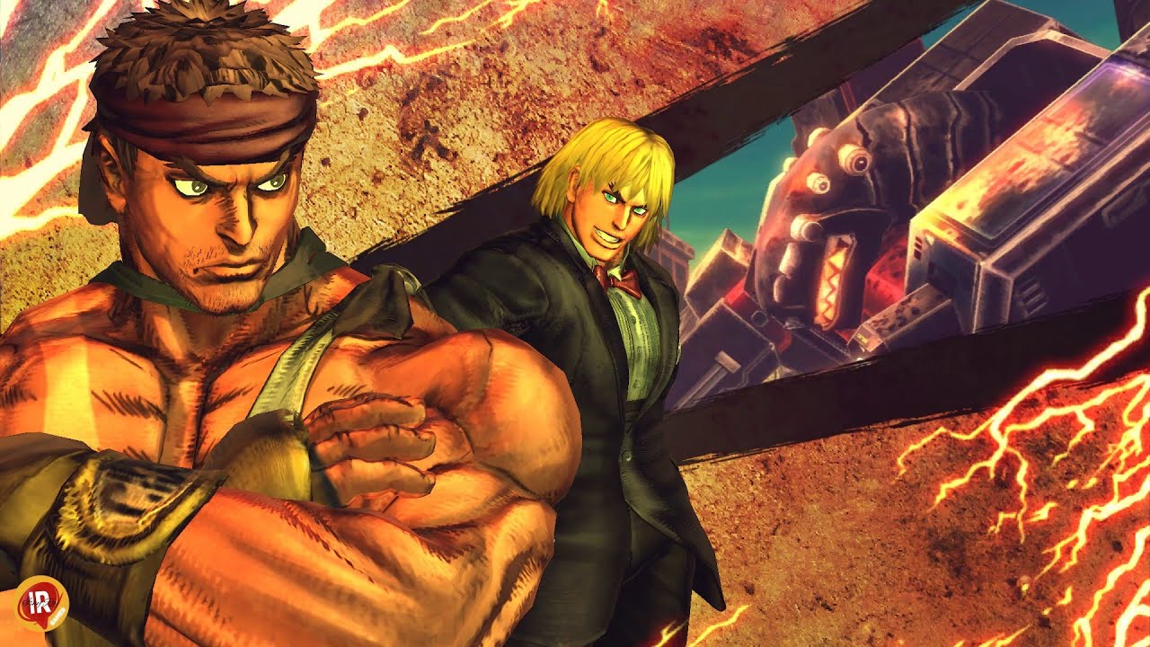 Street Fighter X Tekken - Ryu & Ken vs Raven & Yoshimitsu (Vs Match) SFTK