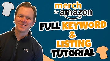 Amazon Merch Full Keyword Research & Listing SEO Tutorial