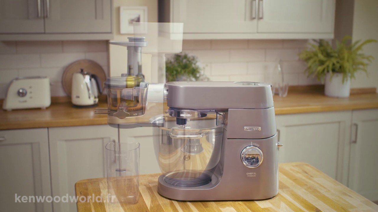 Présentation du robot pâtissier multifonction Chef Titanium XL de
