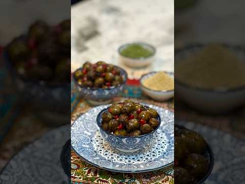 آموزش زیتون پرورده بدون سبزیهای خوش عطر شمالی به ساده ترین روش 🥰