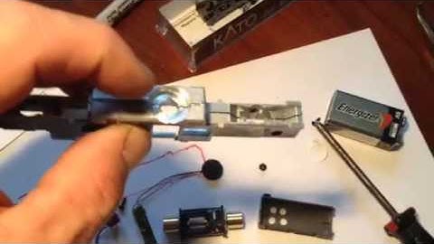 Kato GE ES44AC GEVO w/sound decoder install