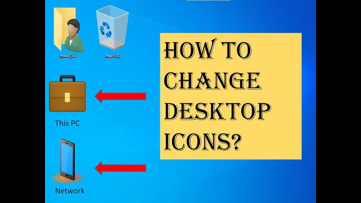 How to  change desktop icon?
