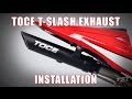 How to install Toce Performance T-Slash Exhaust on a 2007-2012 Honda CBR600RR by TST Industries