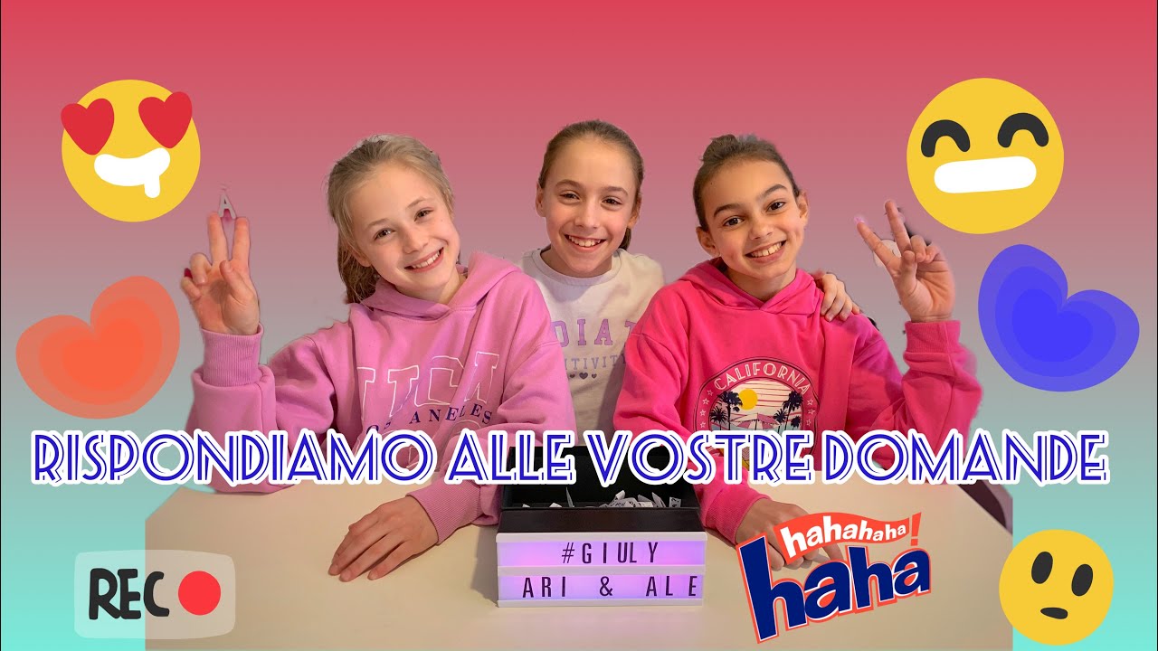 Rispondiamo alle vostre domande con Alessia Arianna e Giulia