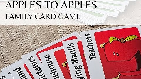 Apples to Apples Family Card Game Review