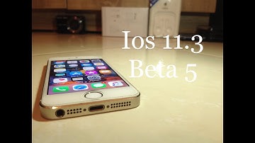 iPhone 5s  ios 11.3 beta 5 vs ios 11.2.6 #Geekbench4# speed test build 15211e