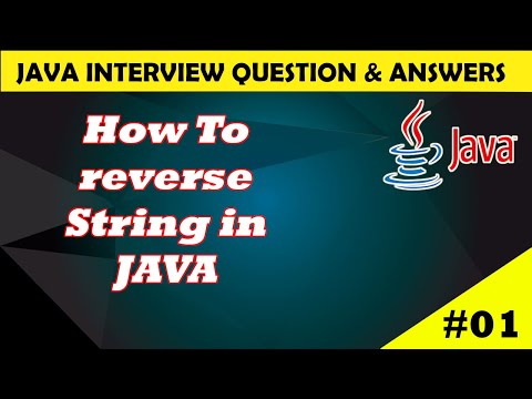 How to Reverse a String in Java | Java Interview Questions and Answers | CodeMyth