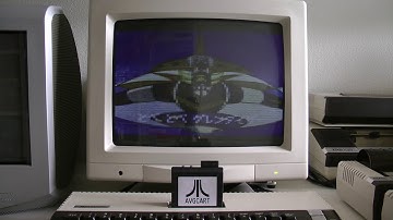 Goldrake video streaming (Atari 8-bit, AVGCart)