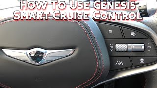 How To Use Genesis Smart Cruise Control and Lane Following Assist