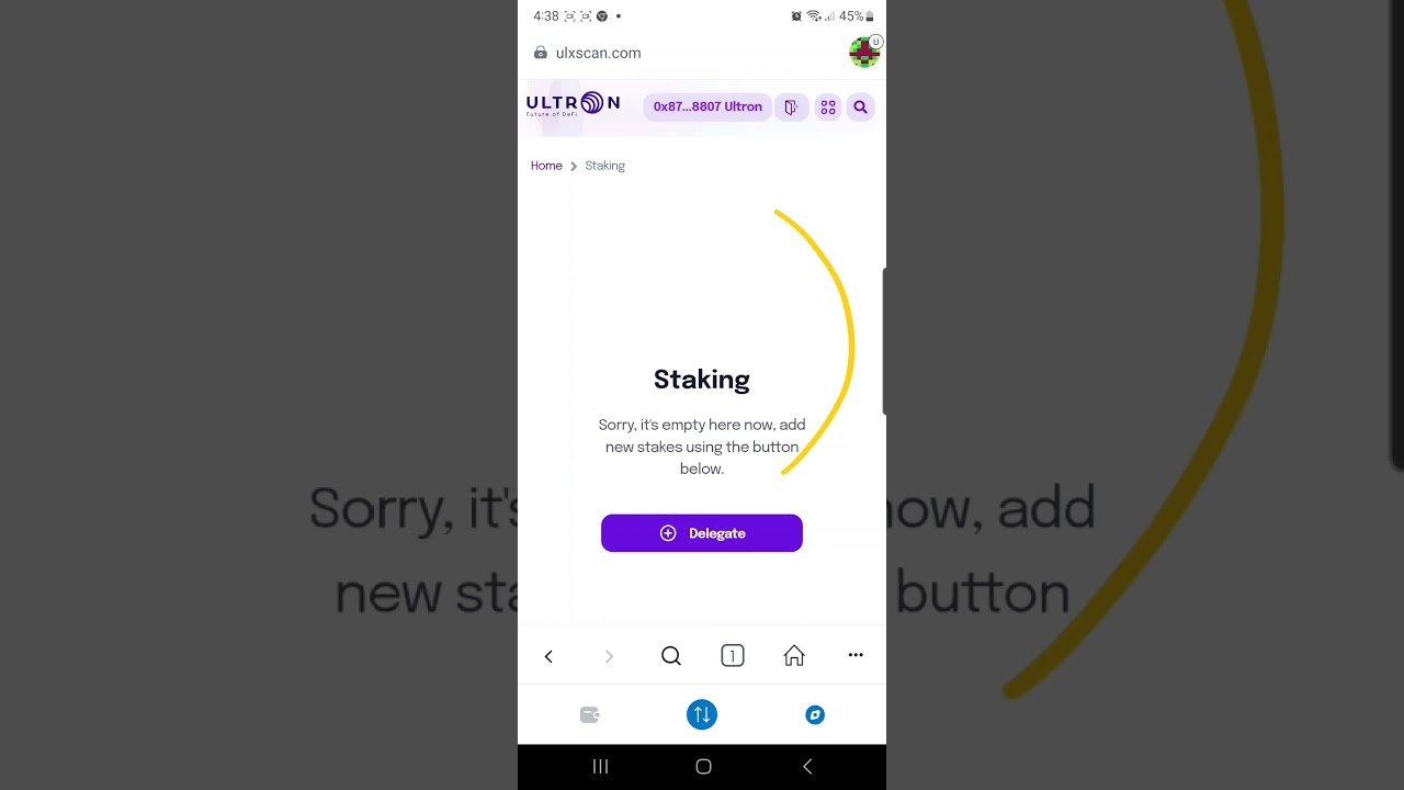 Video hướng dẫn STAKING ULX với Valitator của Ultron