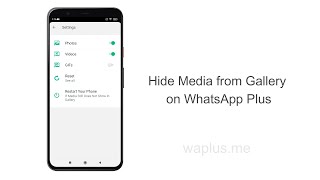 How to Hide Media from Gallery on WhatsApp Plus (Tutorial) screenshot 1