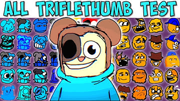 ALL TRIFLETHUMB TEST | FNF Character Test | Gameplay VS Playground