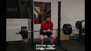 My HEAVIEST squats (so far). 200kg/440lbs Zercher & more.