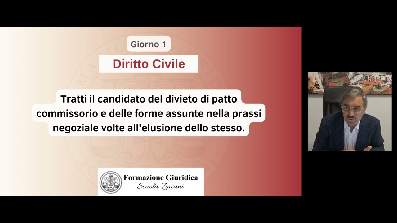 Analisi tracce - Concorso Magistratura - 11,12,13 settembre 2024