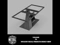 Dxf files for Diy Sheet Metal Table Leg Welding Project, Cnc Laser Plasma Files for cutting