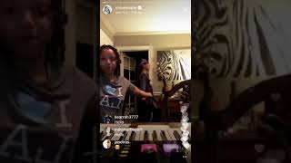 Chloe x Halle arranging their song Warrior from A Wrinkle in Time