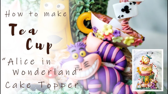 Making Alice in Wonderland out of Fondant or Clay Cake Topper 