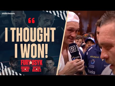 Rematch! - Oleksandr Usyk x Tyson Fury React To Undisputed Split Decision