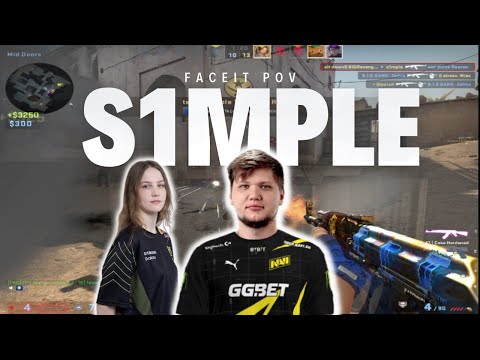 s1mple plays with NIP Girl Qiyarah | June 27, 2023