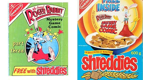 Shreddies Who Framed Roger Rabbit Comic & Cereal Advert (1988)