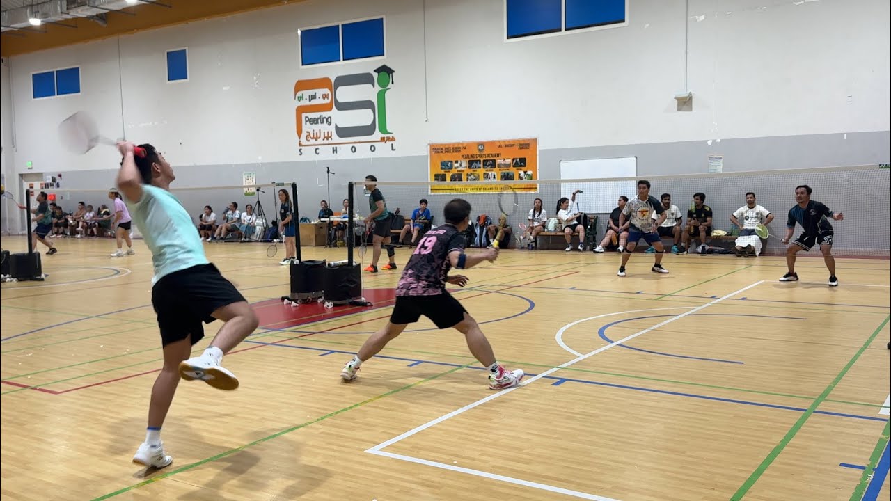 Joseph / Vanz VS Sean Allen / Cris Edd - Hampas Buddies - 3 October 2024 - Badminton Queuing - Qatar