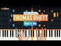 How To Play "Marry Me" by Thomas Rhett | HDpiano (Part 1) Piano Tutorial