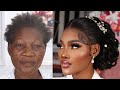 100M VIEWS ⬆️ BRIDE ⬆️ VIRAL😱 MUST WATCH 👆DOLL🍫DARK SKIN BRIDAL MAKEUP AND BRIDAL HAIRTRANSFORMATION