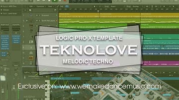 Logic Pro X Melodic Techno Template - Teknolove