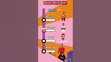 Ronaldo? Messi? Mbappe? #triviatricks #quiz #riddle #mindbendingquiz #quizgame #memes #quizapps
