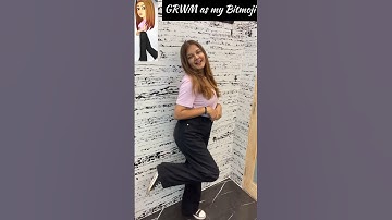 GRWM as my bitmoji | Day 11 Snapchat bitmoji challenge #grwm #shorts #bitmoji #shortsfeed