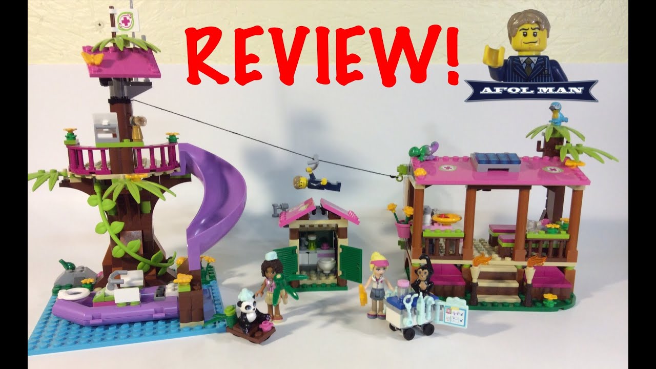 LEGO Friends Jungle Rescue Base, set 41038 Review - YouTube