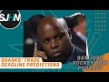 Our sharks trade deadline predictions