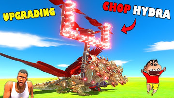 CHOP Upgrading NEW HYDRA to Fight SHINCHAN HYDRA and THOR HYDRA in Animal Revolt Battle Simulator