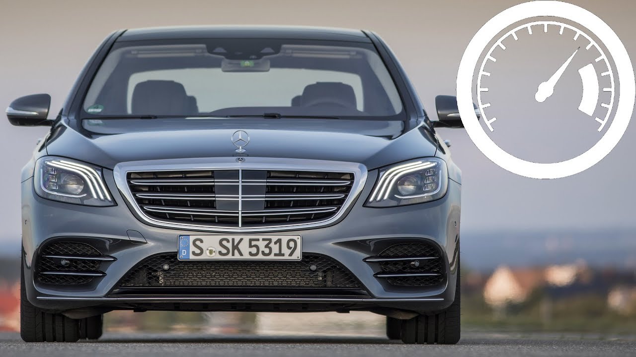 Mercedes Benz S 560 4matic Acceleration 0 60 0 100 Km H 0 250 Km H Top Speed 1001cars Youtube
