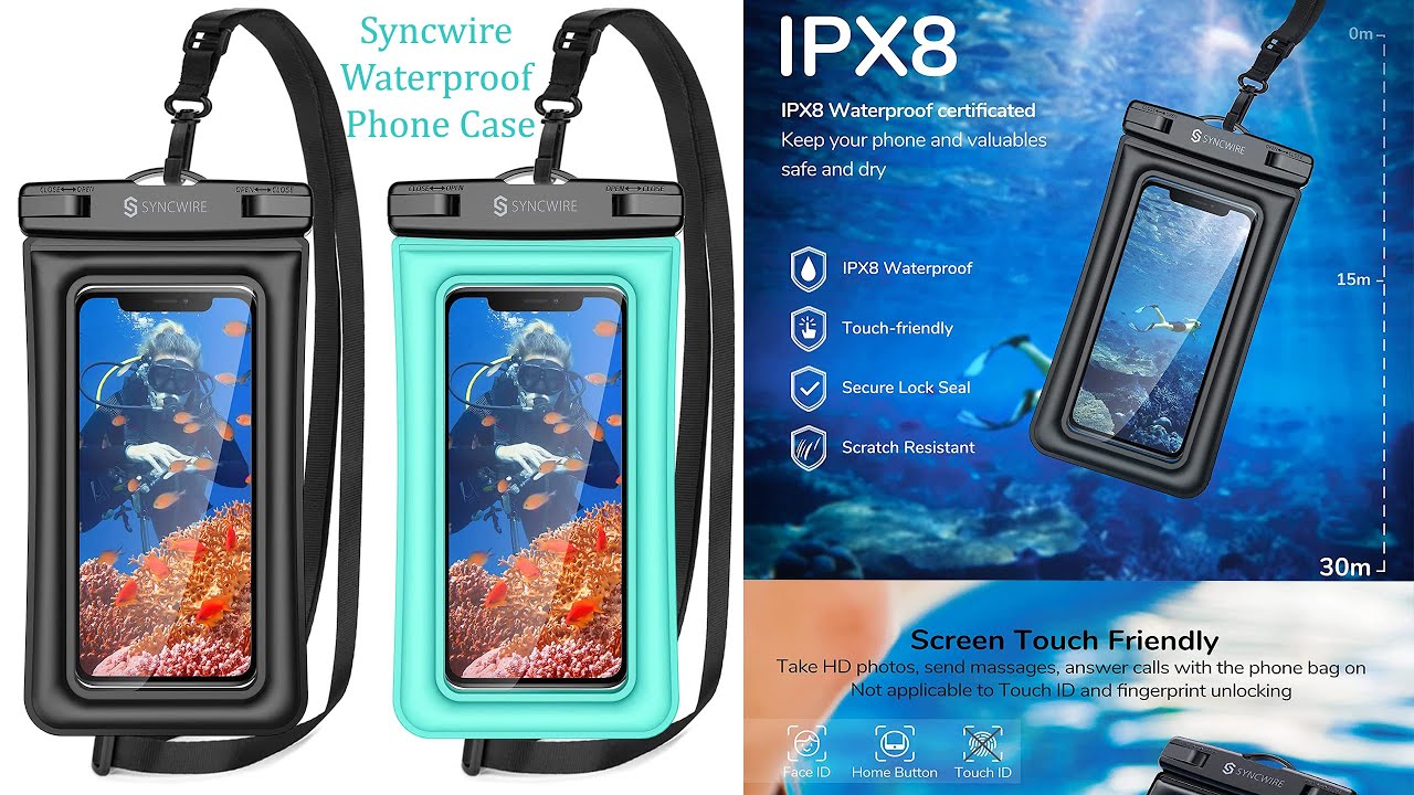 Syncwire Universal Waterproof Phone Case Ipx8 Review - Youtube