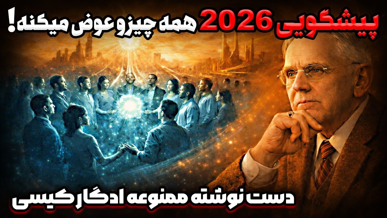 پیشگویی ممنوعه ادگار کیسی: چرا سال 2026 سرنوشت بشر را تغییر میدهد؟!