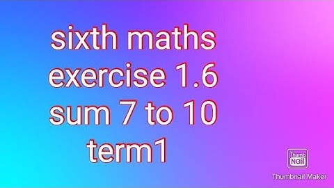 sixthmaths |term1 |exercise 1.6part 5|samacheer |#theensuvaikanakku