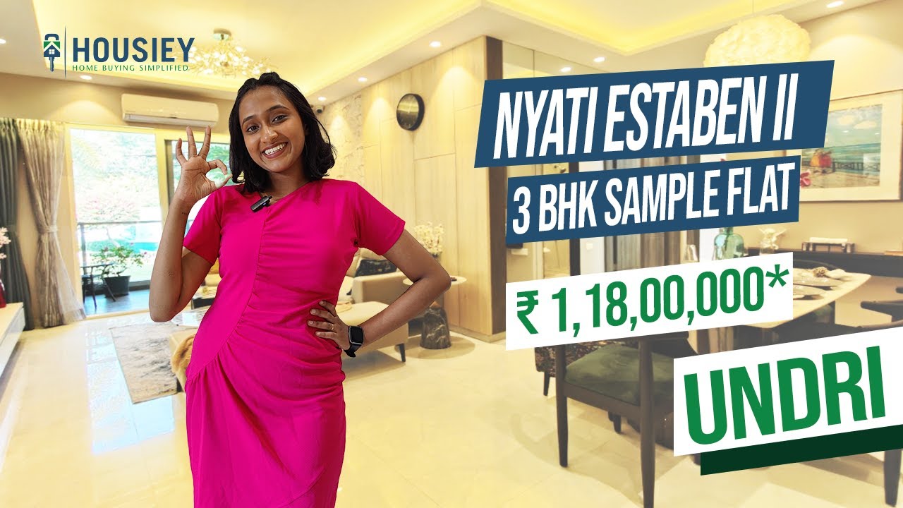 Nyati Esteban Undri | 3 BHK Sample Flat Tour | Nyati Undri Project
