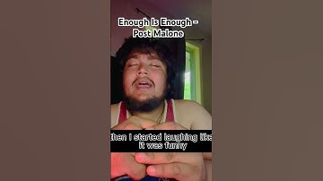 Thumbnail of Enough is Enough- @postmalone Cover #music #cover #thesinger #viral #singing #postmalone