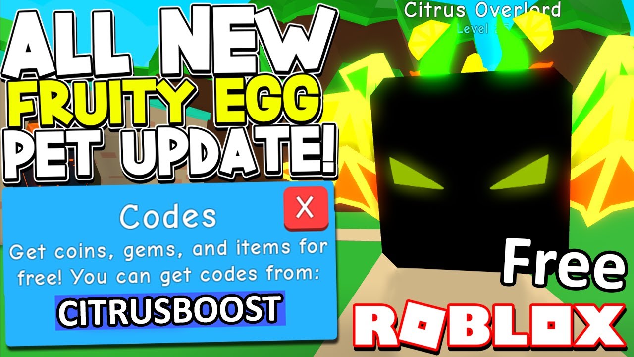 all-new-citrus-overlord-pet-update-codes-in-bubble-gum-simulator-roblox-get-free-youtube