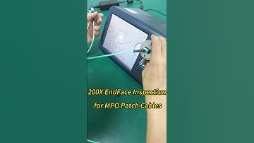 200X EndFace Inspection for MPO Patch Cables ✨